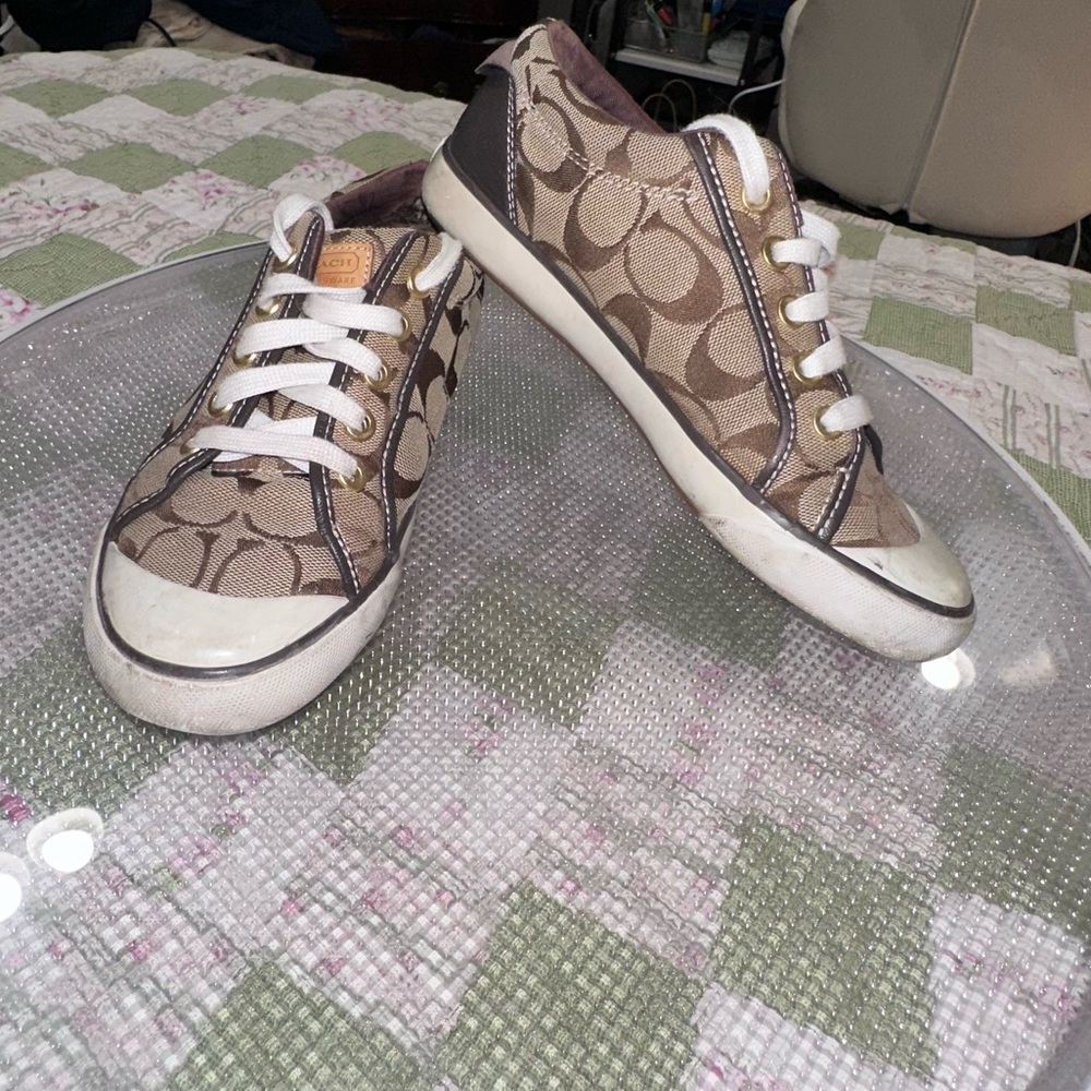 6.5 Coach Brown Sneakers